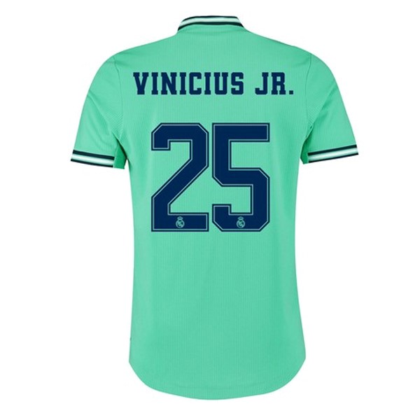 Camiseta Real Madrid NO.25 Vinicius JR. Replica Tercera Ropa 2019/20 Verde